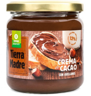 Crema de cacao con avellanas