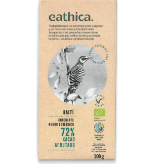 CHOCOLATE NEGRO 72% HAITÍ BIO 100 G