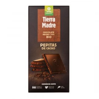 Chocolate Negro 70% Pepitas de Cacao