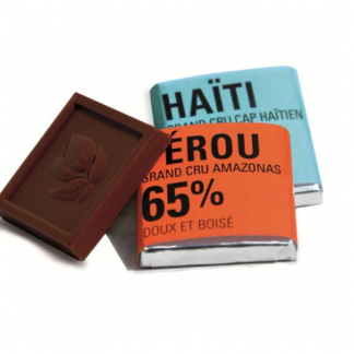 CHOCOLATITOS NEGROS 65% Y 72% BIO 4 gr