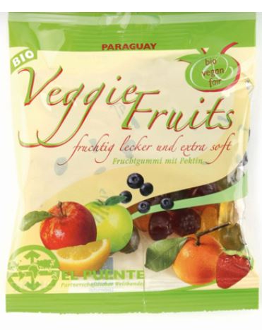 Gominolas veganas frutas