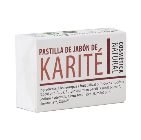 Pastilla de jabón de Karité