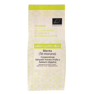Té Verde con Menta (té moruno) (bolsa 60gr granel)