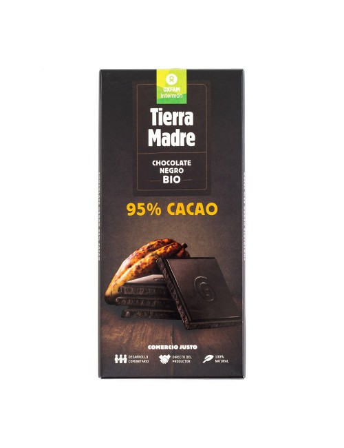 TABLETA DE CHOCOLATE NEGRO 95% BIO