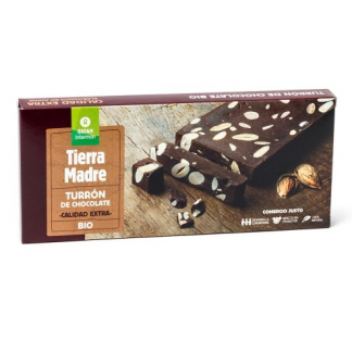 TURRON CHOCOLATE BIO CON ALMENDRAS