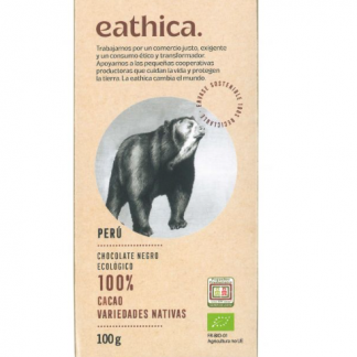 Chocolate eathica 100% Perú BIO