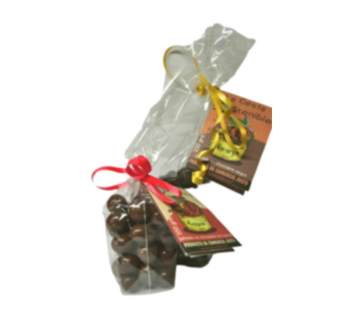 NARANJA BAÑADA DE CHOCOLATE NEGRO