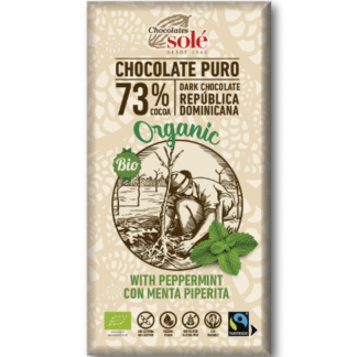 Chocolate Negro 73% con Menta Piperita